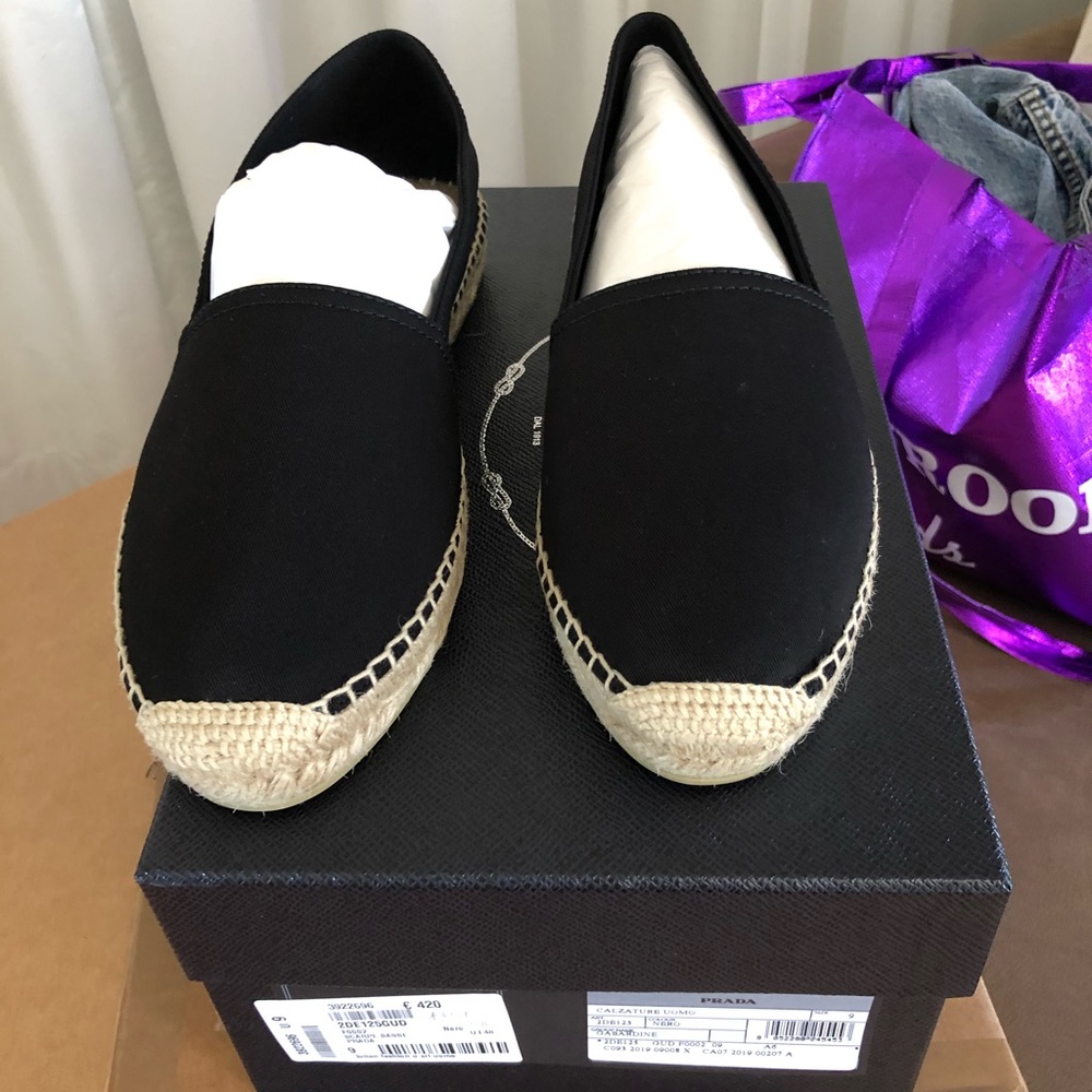 Men’s Prada espadrilles